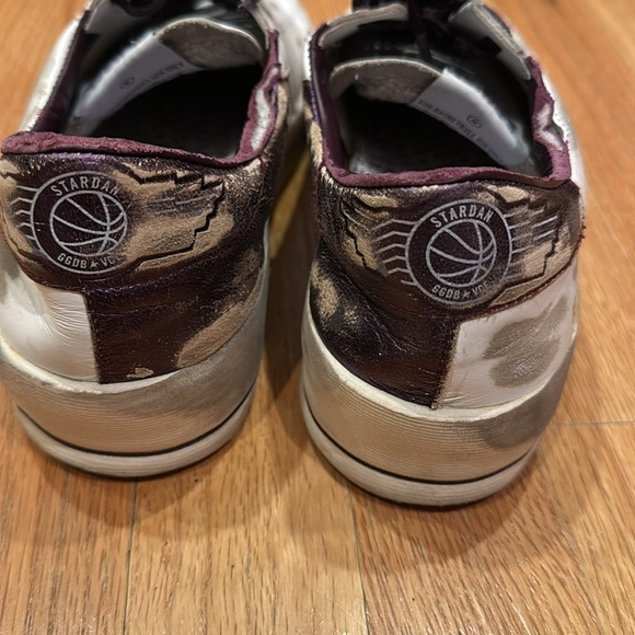 GOLDEN GOOSE STARDAN - EXCELLENT CONDITION- SIZE 37 -PURPLE AND WHITE - Picture 5 of 13